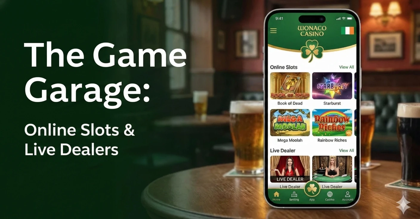 The Game Garage: Online Slots & Live Dealers